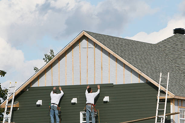 Professional Siding Replacement technician working in Champion, PA